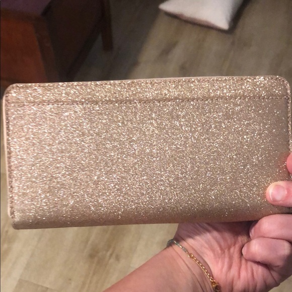 Kate Spade Gold Sparkle Wallet - Picture 2 of 3